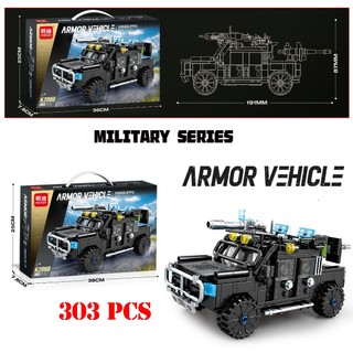 Bộ đồ chơi xếp hình xe oto swat - đồ chơi lắp ráp xe cảnh sát police khối xây dựng mô hình