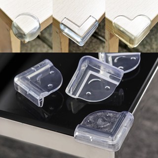 (Set 4) Miếng Bịt Góc Bàn, Bọc Cạnh Bàn Silicon Tránh Va Đập, An Toàn Cho Bé Và Người Già
