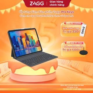 Ốp lưng kèm bàn phím zagg pro keys ipad 10.2 inch - 103407134