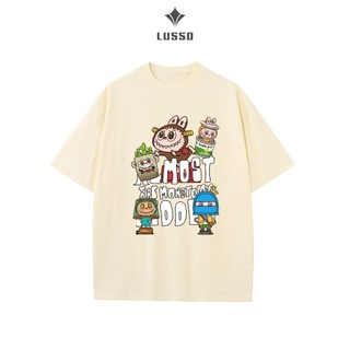 Áo Thun LABUBU Unisex chất cotton 100% chính phẩm dày dặn - NEONVN áo thun couple nam nữ chất cotton 100% 4 chiều