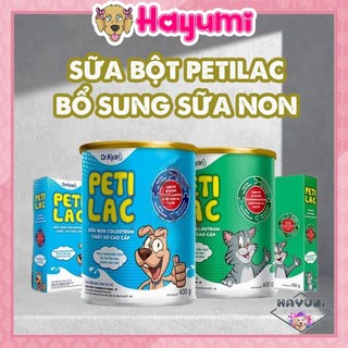  SỮA BỘT PETILAC BỔ SUNG SỮA NON VÀ CHẤT XƠ DÀNH CHO CHÓ MÈO - HAYUMI 
