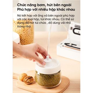Máy Hút Chân Không Xiao.mi XD-ZKFKJ01 Xiaoda | Túi Đựng Thực Phẩm ,Tặng Kèm 5 Túi Hút .Dụng Cụ Nhà Bếp