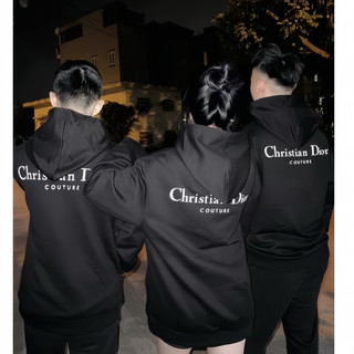 Áo hoodie nam nữ christian dior logo in nhiệt cực nét chất liệu vải nỉ bông dày dặn form dáng unisex cực hottrend 2024