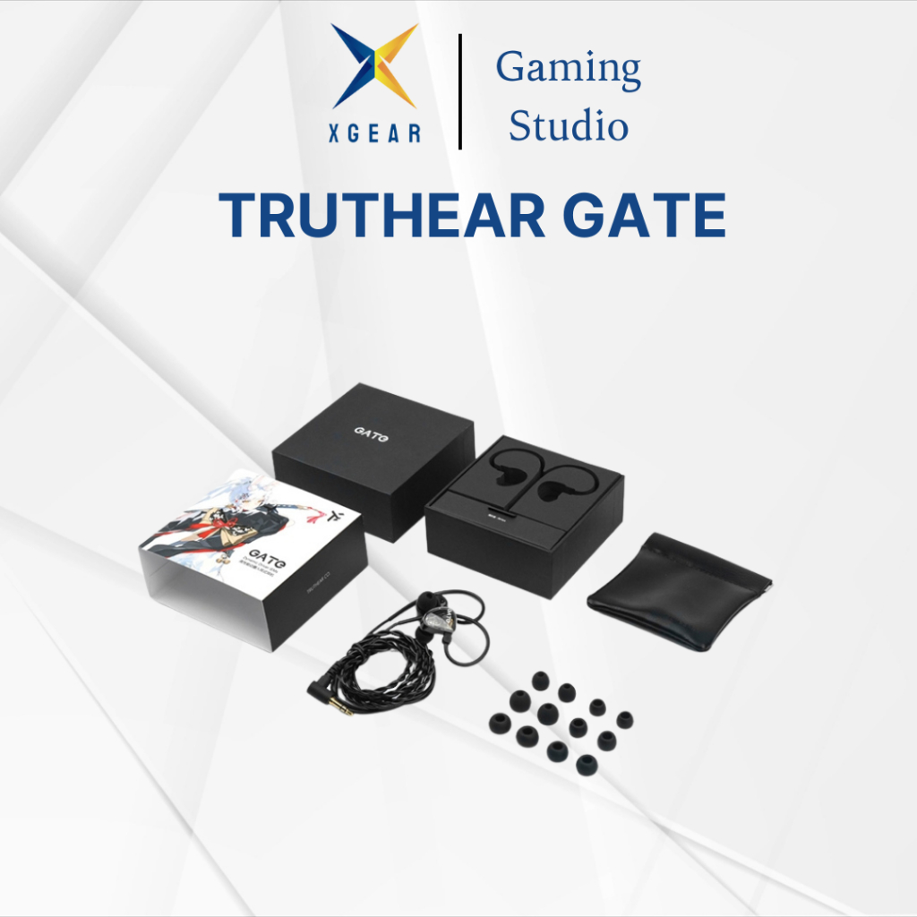 Tai nghe In Ear Hifi Truthear Gate Có Mic - Tặng kèm túi da | BigBuy360 - bigbuy360.vn