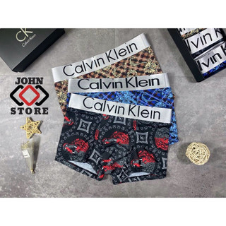 Combo 3 quần lót nam đùi trunk bamboo - quần sịp boxer co giãn 4 chiều mềm mại thoáng mát - qlđ30