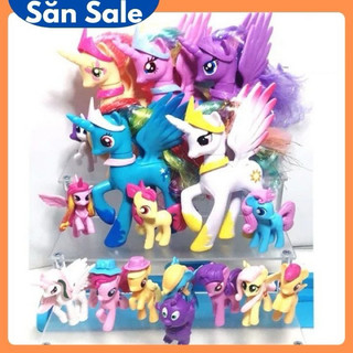 Set Bộ 05 Ngựa Pony 14cm + 12 Ngựa Pony Nhỏ ( 2 Size)