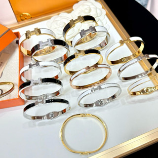 (Nhiều size) Vòng tay hm titan cao cấp không han gỉ, Lắc tay thời trang siêu hot