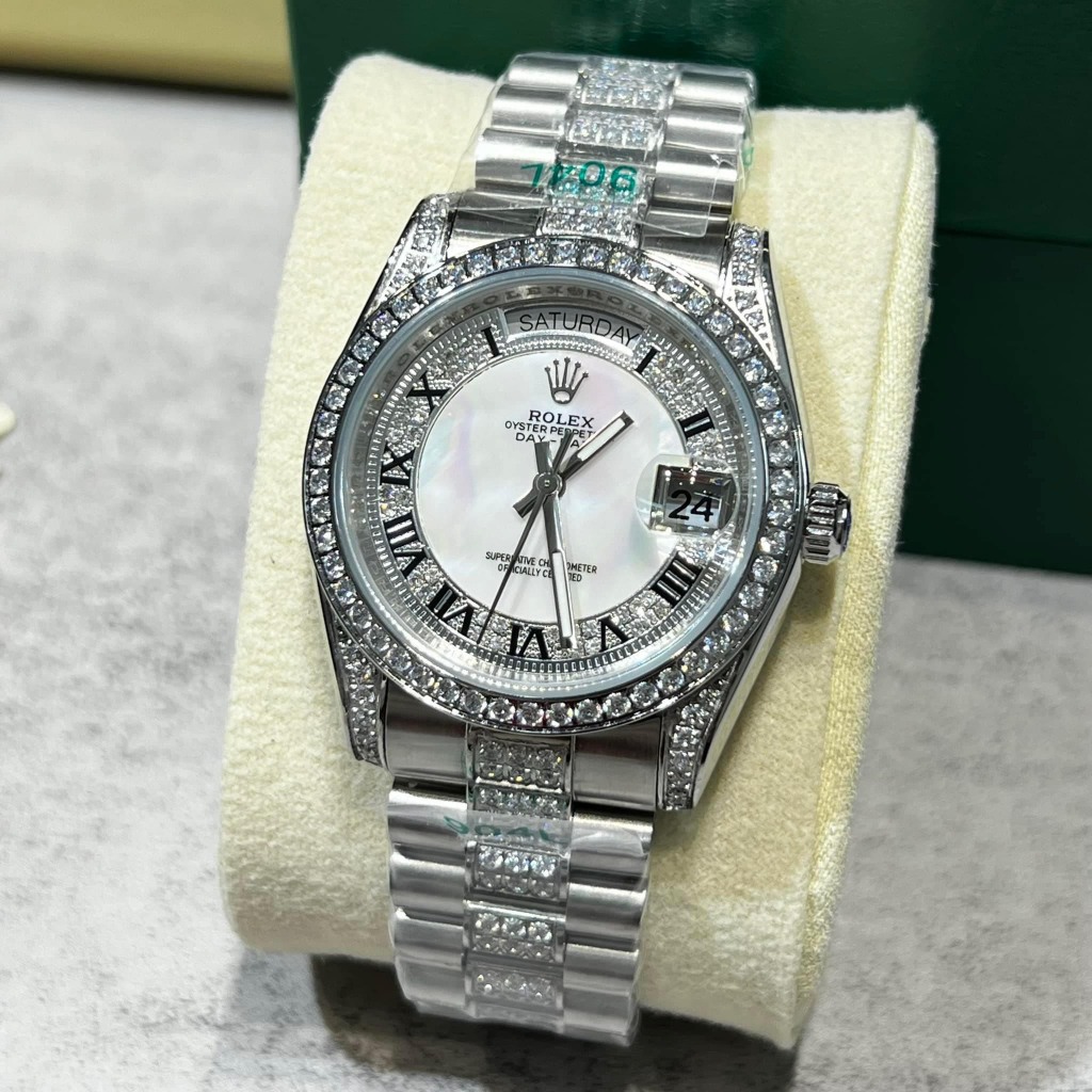 ROLEX DAYDATE full đá