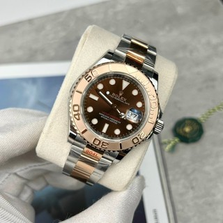 Rolex yacht master ew màu mặt dial nâu top hit máy 3235 thuỵ sỹ chuẩn auth nhất