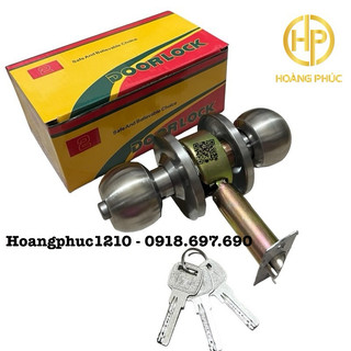 [Giá thợ] Bộ khoá đấm tròn inox Z Doorlock giá cạnh tranh