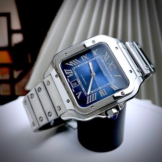 C A R T I E R SANTOS Dial Blue
