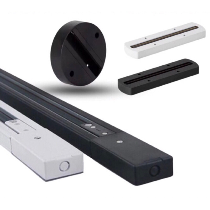 Đế đơn dùng lắp đèn rọi ray, thanh ray, phụ kiện đèn rọi ray