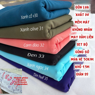 Vải Quần Gôn, - Tuýt- Si ,âu Tây nữ ,-May Quần váy áo vest