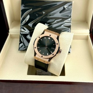 Hublot classic Blue Nhà máy TW Máy ZF siêu mỏng Kính saphire Dây cao su bọc da cao cấp
