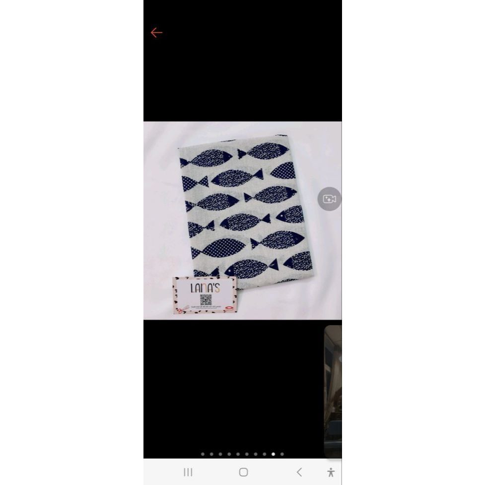 Rèm ngang 80 dọc 80cm mẫu Cá