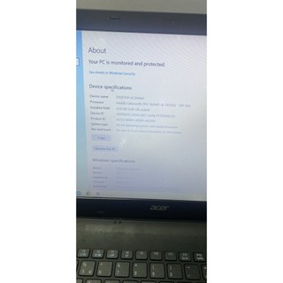 Laptop Acer Aspire ES1-512 (N2940 ram 4g ssd 120g màn 15.6 pin 3h)