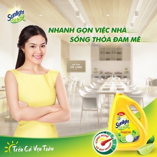 Nước rửa chén Sunlight chanh 100 can 3.6kg