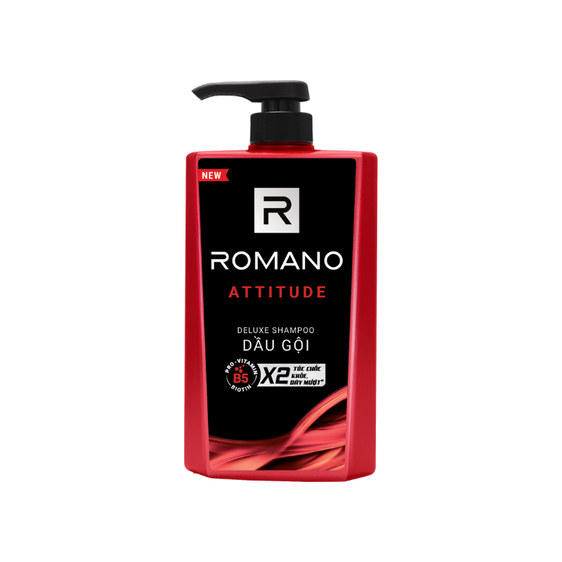 Dầu gội / Tắm gội nam Romano hương Nước hoa nam Classic / Attitude / Grandiose 900g