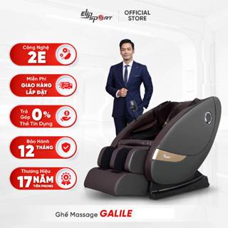 Ghế Massage ELIP Galile - Túi khí kép, Mát xa không trọng lực, Con lăn matxa lòng bàn chân