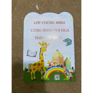 sổ nhật ký thi đua, sổ khen thưởng (10q tặng 1tấm sticker A4)