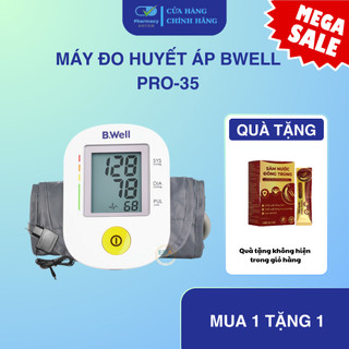 Máy đo huyết áp bắp tay tự động, chính xác, dùng cho gia đình B.Well Swiss PRO-35 bảo hành 5 năm