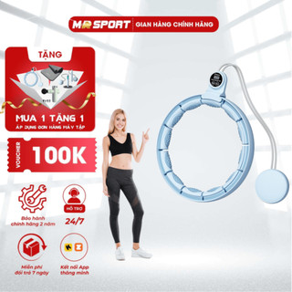 Vòng lắc bụng giảm mỡ mr lm-2113, vòng lắc eo giảm cân đếm số vòng cực êm ái khi tập luyện