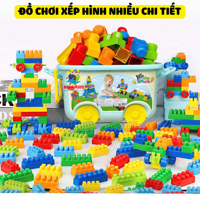 Đồ Chơi Xếp Hình Cho Bé Loại To Nhiều Chi Tiết Lựa Chọn , Bộ Lắp Ghép Các Khối Cỡ Lớn Bằng Nhựa ABS Benrikids