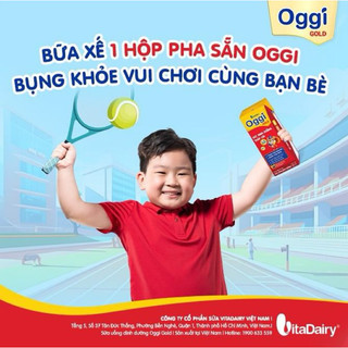 Thùng sữa bột pha sẵn Oggi Gold Đỏ 180ml (48 Hộp)