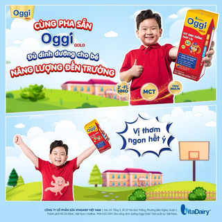 Thùng sữa bột pha sẵn Oggi Gold Đỏ 180ml (48 Hộp)