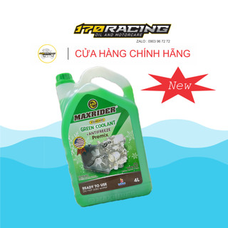 Dung dịch làm mát động cơ maxrider premix green coolant dung tích 4000 ml .