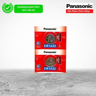 2 Viên Pin CR1632 Panasonic 3V Made in Indonesia
