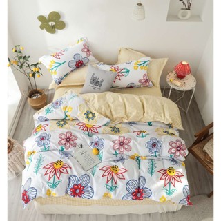 Bộ chăn ga gối cotton poly set vỏ 4 món