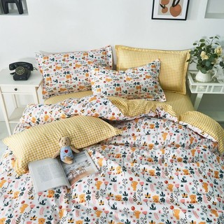 Bộ chăn ga gối cotton poly set vỏ 4 món