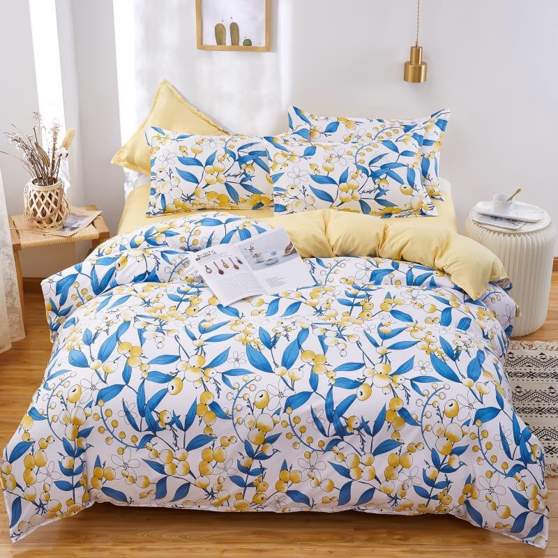 Bộ chăn ga gối cotton poly set vỏ 4 món