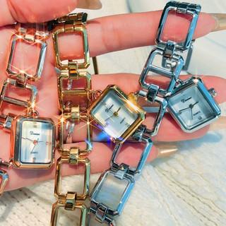 Đồng Hồ Nữ Dimini Dây Kiềng Mặt Vuông 28mm,Đồng Hồ Nữ Chính Hãng Chống Nước 3ATM Bảo Hành 12 Tháng