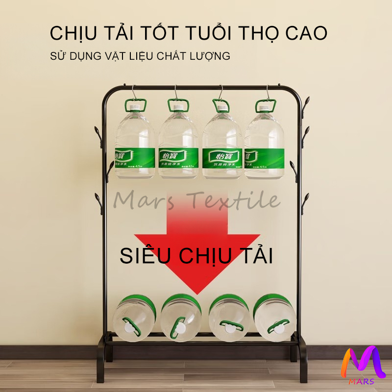 Mars Giá Treo Quần Áo Đen/Trắng Kệ Treo Quần Áo Khung Sắt Móc Treo Quần Áo Sào Phơi Quần Áo | BigBuy360 - bigbuy360.vn