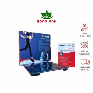 Cân sức khỏe điện tử thông minh Rapido kết nối Bluetooth RSB02-S, đo được tới 10 chỉ số trên cơ thể
