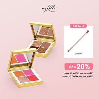 Phấn Mắt Trang Điểm myKella Mini Glam Eye Palette Siêu Mịn