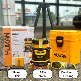 Máy Cân Bằng Laser  5 Tia Xanh Hukan T22 Full Hộp + Phụ Kiện Bảo Hành 6 Tháng Điện Máy Quyết Trang