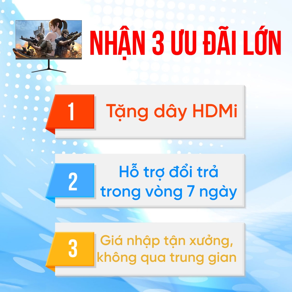 Màn hình máy tính văn phòng 22-24 Inch, mới 100% đập hộp bảo hành 12 tháng, mà full HD 1080 Tấm nền IPS tần số quét 75HZ | BigBuy360 - bigbuy360.vn