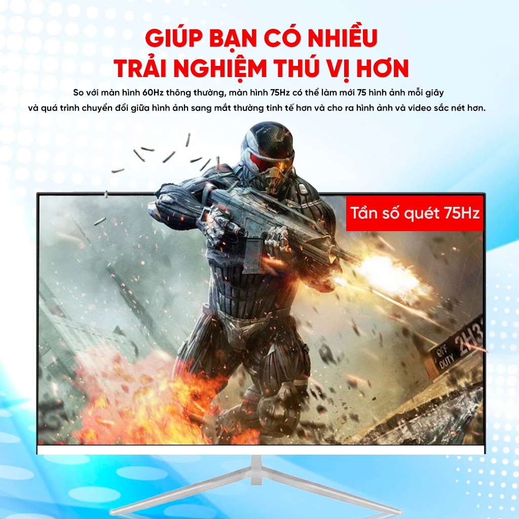 75HZ Màn hình máy tính PC 22-24 Inch, mới - 100% Full Box, bảo hành 12 tháng, Full HD 1080 Tấm nền IPS Tần số quét | BigBuy360 - bigbuy360.vn