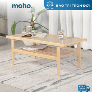 Bàn Sofa - Bàn Cafe - Bàn Trà Gỗ Thông MOHO VLINE 501