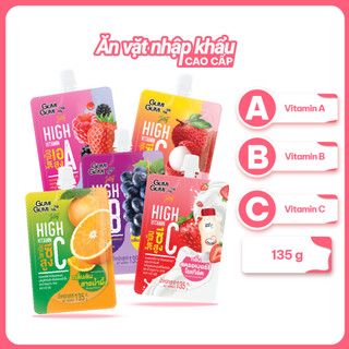 [GÓI LẺ] Nước Ep Trái Cây Thạch Tươi Mát Jelly Gumi Gumi 150g Thái Lan Nhiều Vị Lựa Chọn