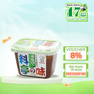 Miso Dashi trộn sẵn Marukome (không Beni-koji, cắt giảm 20% muối) 375g - Hachi Hachi Japan Shop