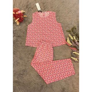 Đồ bộ nữ mặc nhà - Bộ lụa mặc nhà quần dài S/M/L/XL