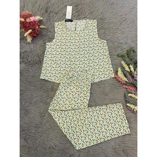 Đồ bộ nữ mặc nhà - Bộ lụa mặc nhà quần dài S/M/L/XL