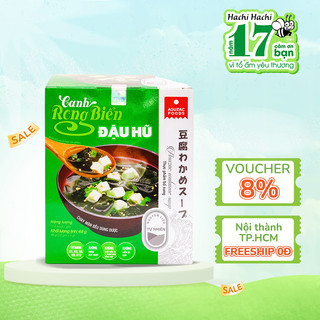 Canh rong biển đậu hũ Asuzac Foods 48g (4g x 12 gói) - Chay mặn đều dùng được - Hachi Hachi Japan Shop