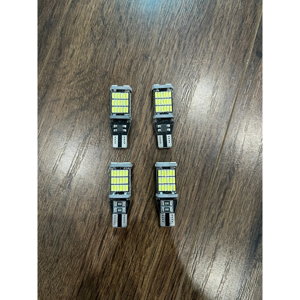 Combo 4 Bóng Xi Nhan T15 Siêu Sáng Gắn Xe Máy, Oto