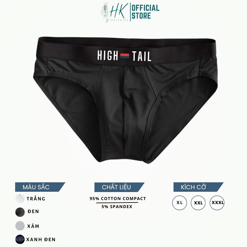 Quần Lót Nam Tam Giác Thun Lạnh High Tail, Sịp Nam Tam Giác Thun Lạnh Cao Cấp Co Giãn 4 Chiều.