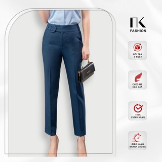 Quần Tây Nữ NK Fashion Ống Đứng Cạp Cao Kèm Đai Bọc, Nhập Hàn Mềm Mịn, Chống Nhăn Xù NKFQU2103009